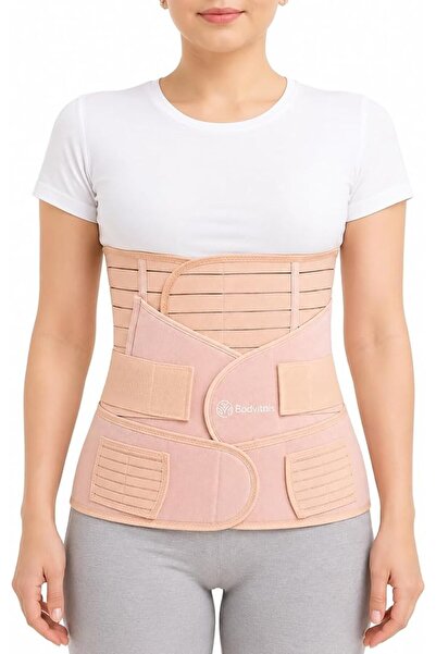 GENERAL 3 In 1 Postpartum Girdle Support Recovery Belly Band Corset Wrap Body...