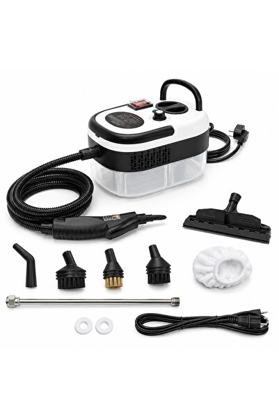Generic Brand Aparat de Curățat cu Abur Portabil, 2500 W, Rezervor 1,2 L, 3 B...