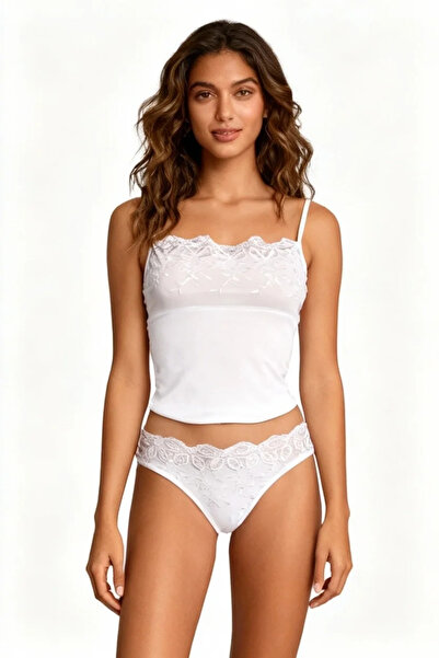 Mariposa Secret Embroidered String Strap Bikini Set 2112