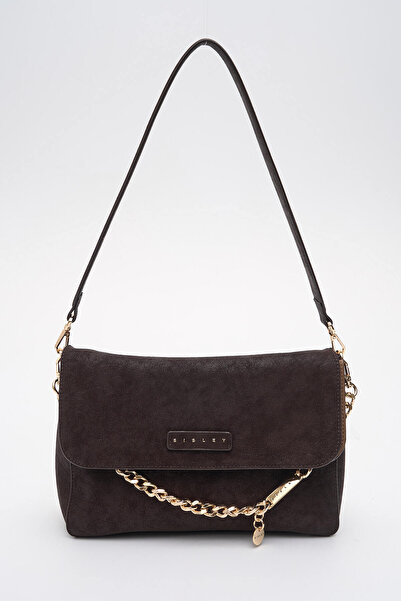 Sisley حقيبة كتف نسائية باللون البني SLY449