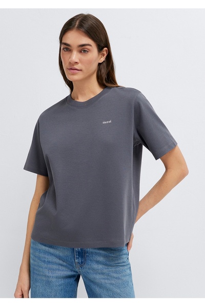 Mavi Logo Printed Regular Fit 100% Cotton T-Shirt