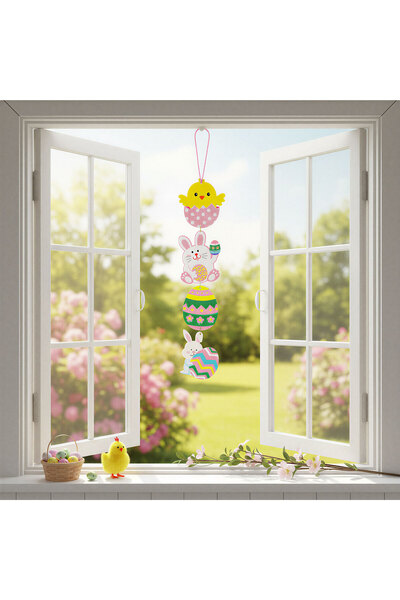 Alista Home Decorațiune suspendată de Paște - spumă cu sclipici - 60 cm - set...