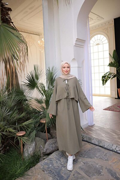 Bwest Alaçati Skirt Set - Khaki