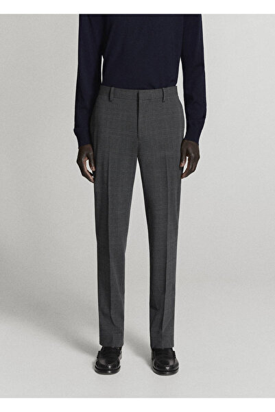 MANGO Man Süper slim fit streç kumaştan kumaş pantolon