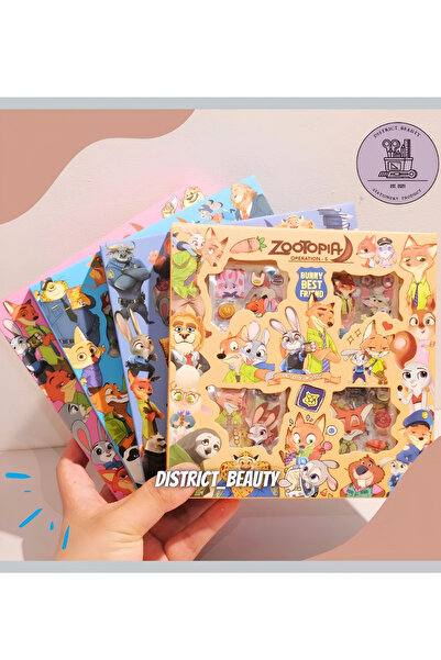ÖZ OFİS Zootopia Temalı Sticker Seti 407 Adet - Ajanda, Günlük, Scrapbook, Bu...