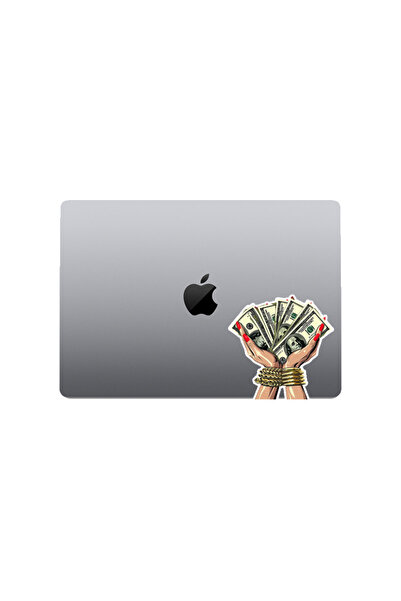 MegaSticker Zengin dolar sticker Araba, Motorsiklet, Kask, Laptop, Cam Sticker 13x13 Cm
