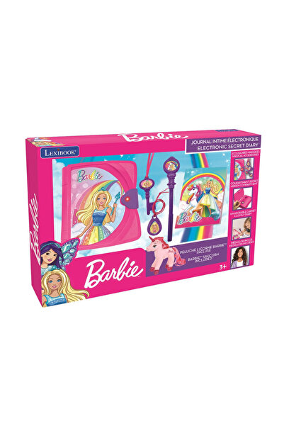LEXIBOOK Barbie Ηλεκτρονικό Μυστικό Ημερολόγιο - Με Λούτρινο Μονόκερο, Φως, Ή...