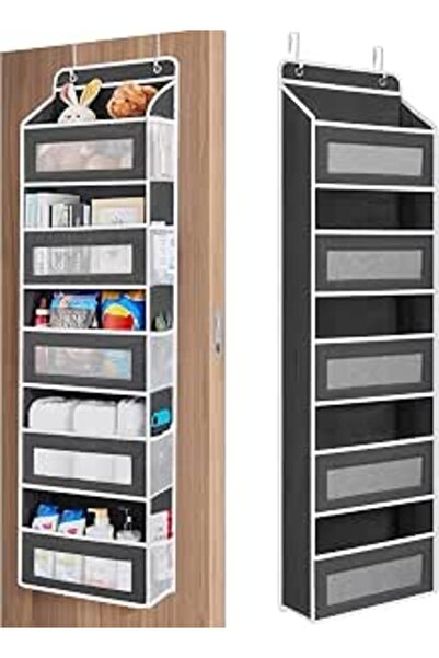 GENERAL Over The Door Organizer Storage, 5 Shelf Hanging Door Organizer, Hang...