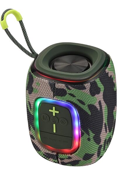 GENERAL Lawazim Waterproof Bluetooth Speaker - 7W Black Color With LED Light ...