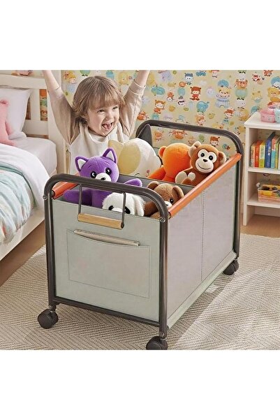 EOGILY Large Box Chest Storage, MultiFunctional Utility Cart, Oxford Cloth Bo...