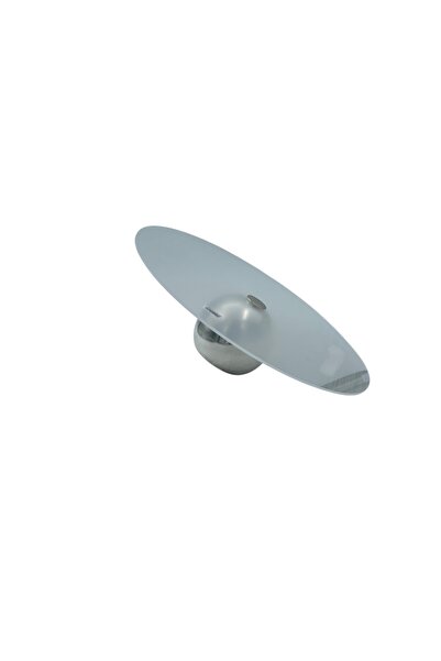 B&D Acrylic Round Tray with Stand – Elegant Clear Elevated Serving Tray for C...