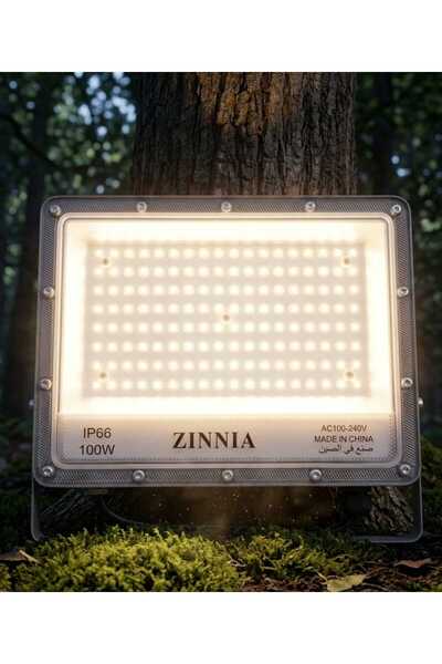 Zinnia كشاف LED خارجي بقوة 100 واط مقاوم للماء IP66