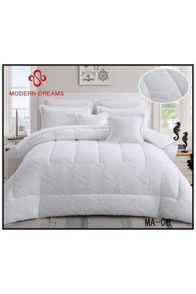 BIET ALMAFROSHAT A Duvet Set with a Bedspread Can Be Made up of 8 Pieces.