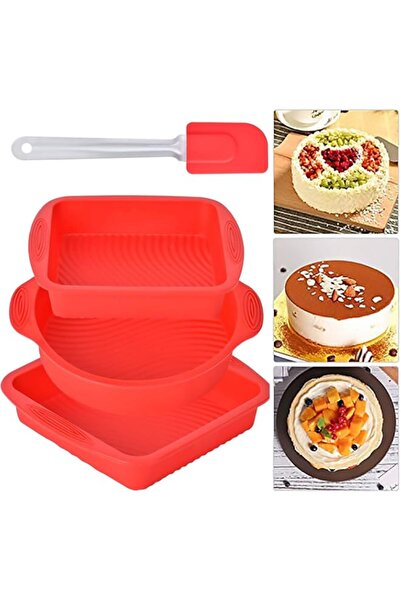 Generic Excefore Bread Baking Mould And Loaf Tin, Set Of 3 Non-Stick Silicone...