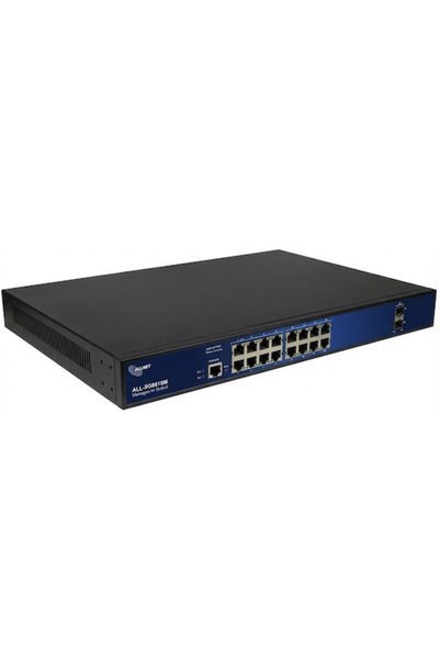 ALLNET Διαχειριζόμενος διακόπτης L2 με 16 θύρες Ethernet Gigabit (1Gbps) και ...