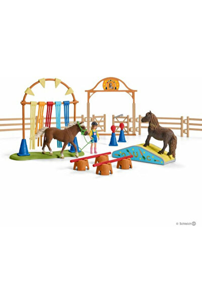 SCHLEICH S Farm World Εκπαίδευση Ευκινησίας Πόνυ Για Ηλικίες 3-8 Ετών (Διάφορ...