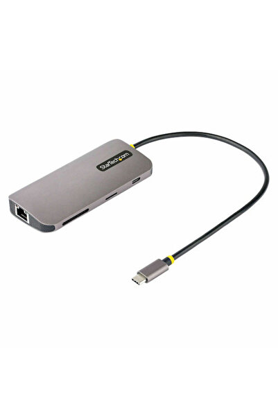 startech Σταθμός σύνδεσης USB-C με HDMI 4K PD Ethernet Γκρι (MUB453310)