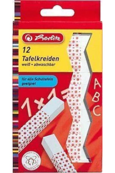 Herlitz Κιμωλία 12 τεμάχια Λευκή Κωδικός: 8648107