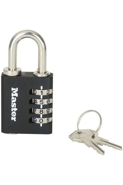 Master Lock Ατσάλινο Λουκέτο Ορειχάλκινη Συνδυαστική Κλειδαριά 40mm 1 τεμάχιο...