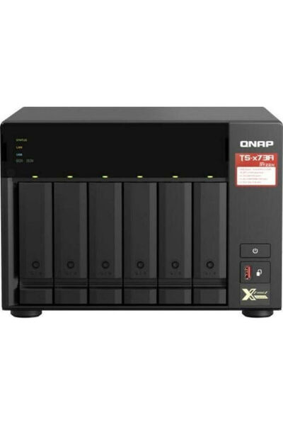 Qnap TS-673A-8G Πύργος NAS με 6 υποδοχές για HDD/SSD και 2 θύρες Ethernet