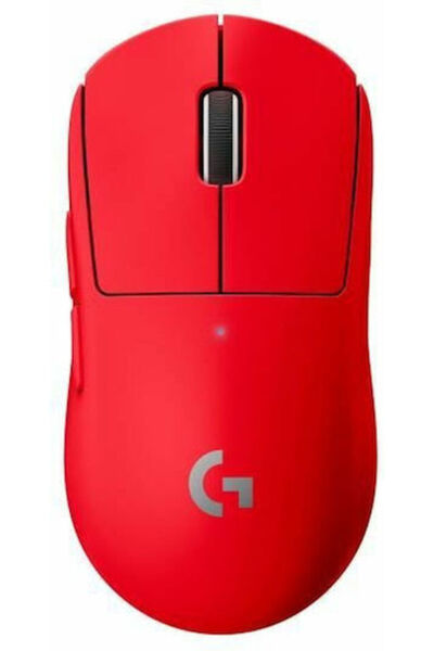 logitech Pro X Υπερελαφρύ Ασύρματο Ποντίκι Gaming 25600 DPI Κόκκινο