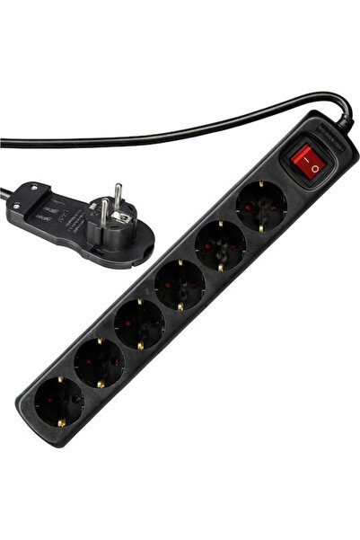 Rev Πολύπριζο 6 θέσεων με USB-A, διακόπτη και καλώδιο 2μ. Κωδικός: 0012626514