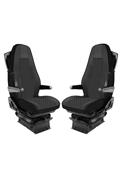 DELUXETUNING Set huse scaune camion compatibile VOLVO FH4 2013-> euro 6, piel...