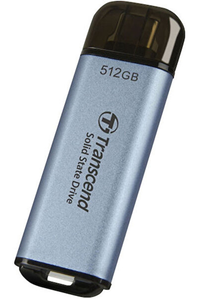 Transcend ESD300C 512GB USB 3.2 SSD Στικάκι με σύνδεση USB-C Μπλε