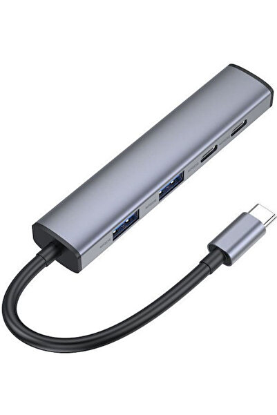 CONCEPTRONIC Διανομέας USB 4 Θυρών USB 3.2 με σύνδεση USB-C Γκρι Κωδικός: HUB...