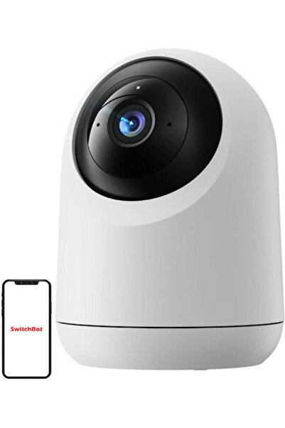 SwitchBot Κάμερα IP Παρακολούθησης Pan/Tilt Plus 3K Wi-Fi Full HD+ 5MP με Αμφ...