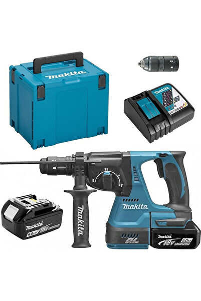 Makita DHR243RTJ Κρουστικό Αποκαταστατικό Πιστολέτο Μπαταρίας Χωρίς Ψήκτρες 1...