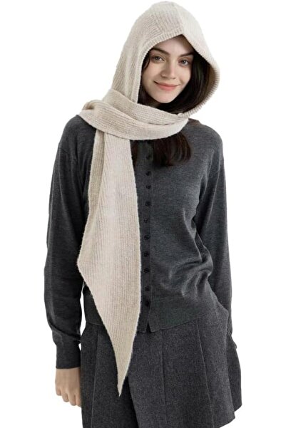 GENERAL Women Knit 2-in-1 Hat and Scarf Winter Hat Scarf for Women Warm Shawl...
