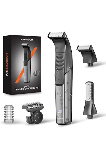 MAXGROOM Manscape 2-in-1 Body Hair Trimmer for Men, Double-Sided Razor Waterp...