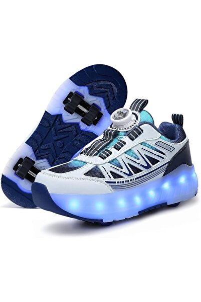GENERAL أحذية تزلج بعجلات للأولاد والبنات، أحذية بعجلات بأربع عجلات، أحذية تز...