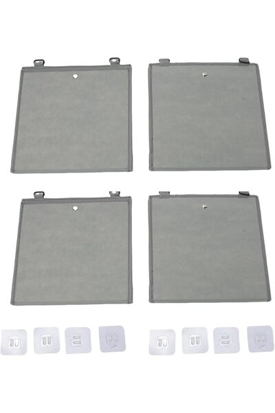 GENERAL Door Shoe Holder Metal Buckle Wall Hanging Storage Bag Non Woven Fabr...