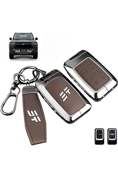 GENERAL For Jetour G700 2025-2026 Car auto Key Case ：Zinc Alloy & Leather Sma...