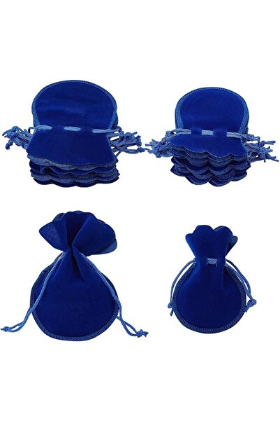 Generic Velvet Drawstring Pouches, 20 Pack Microfibre Gift Bags, 2 Sizes (7.5...