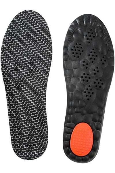 Yelajoy 2Pcs Steppers Insoles, Arch Support Memory Foam Shock Absorbing | Bre...