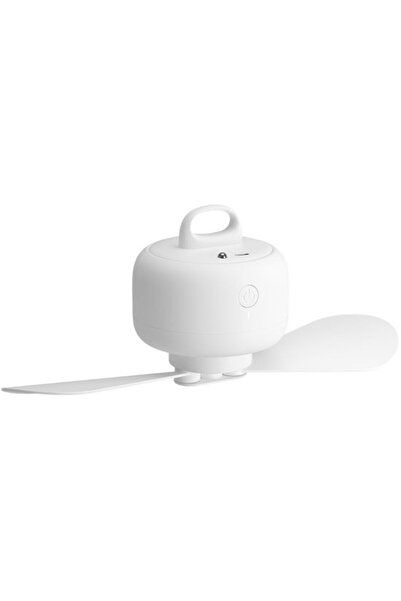 Morvena Picks Ventilator de camping, Baterie de 8000mAh, Reîncărcabil prin US...
