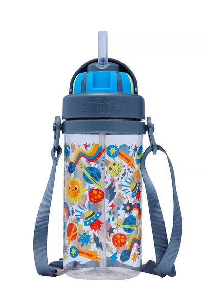 SMIGGLE Little Journeys Mini Plastic Water Bottle 400 ml Gray 458385