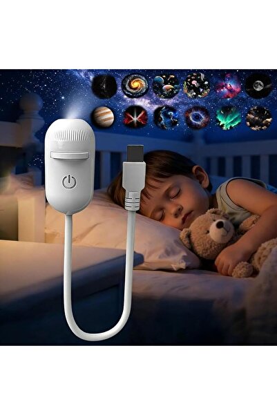 BOOMBOOMBOOM Galaxy Star Projector, 2in1 Galaxy Projector & Night Light,360° ...