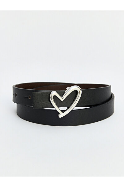 LC Waikiki Trendlucky Girl's Belt with Heart Pattern and Difference in Color