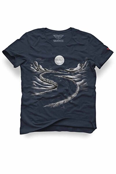 Tarrzzcom Unisex 100% Cotton Regular Fit Mystic Landscape Printed T-Shirt - M...