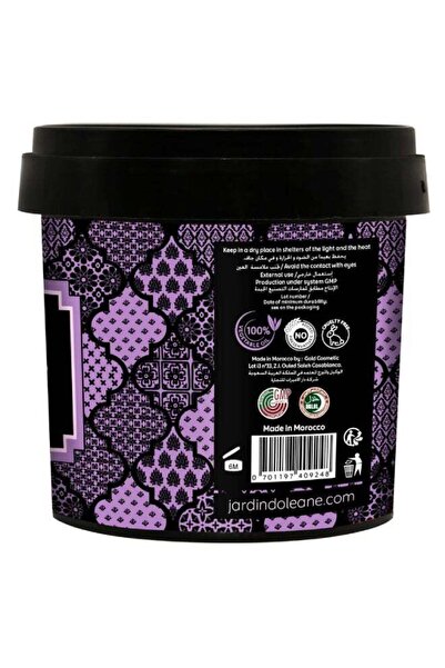 Jardin D Oleane Moroccan Black Soap With Ghassoul And Rosemary Essential Oil 500grams
