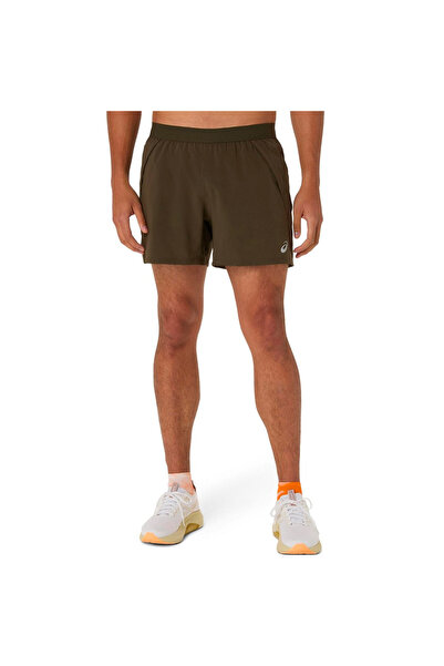 Asics ROAD 5IN SHORT 2011D247-200 Καφέ L
