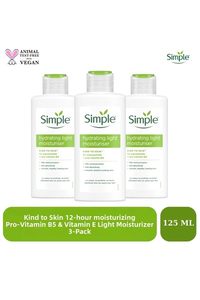 Simple Kind to Skin 12 Hour Moisturizing Water-Based Moisturizer with Pro-Vit...