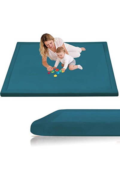 GENERAL 3CM Thick Coral Velvet Baby Play Mat 80 x 150 cm Brown Baby Crawling ...