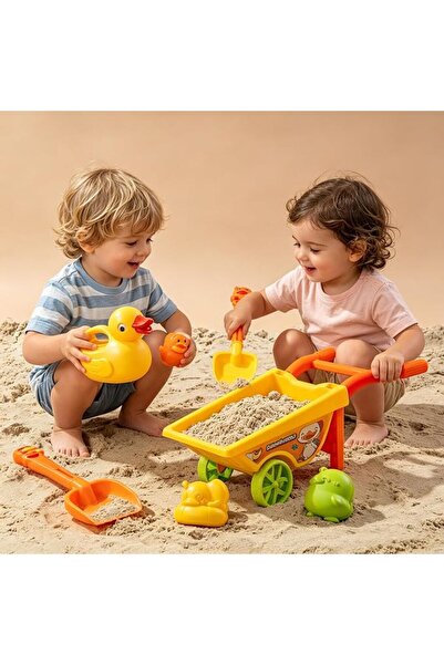 GENERAL Beach Toys Set, Collapsible Silicone Beach Sand Buckets and Shovels S...