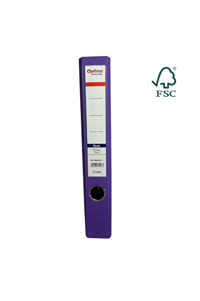 Optima Biblioraft A4, Plastifiat Pp/Paper, Margine Metalica, 50 Mm, Classic -...