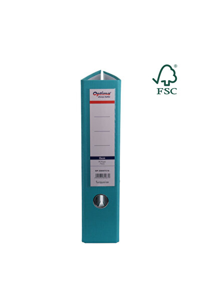 Optima Biblioraft A4, Plastifiat Pp/Paper, Margine Metalica, 75 Mm, Classic -...